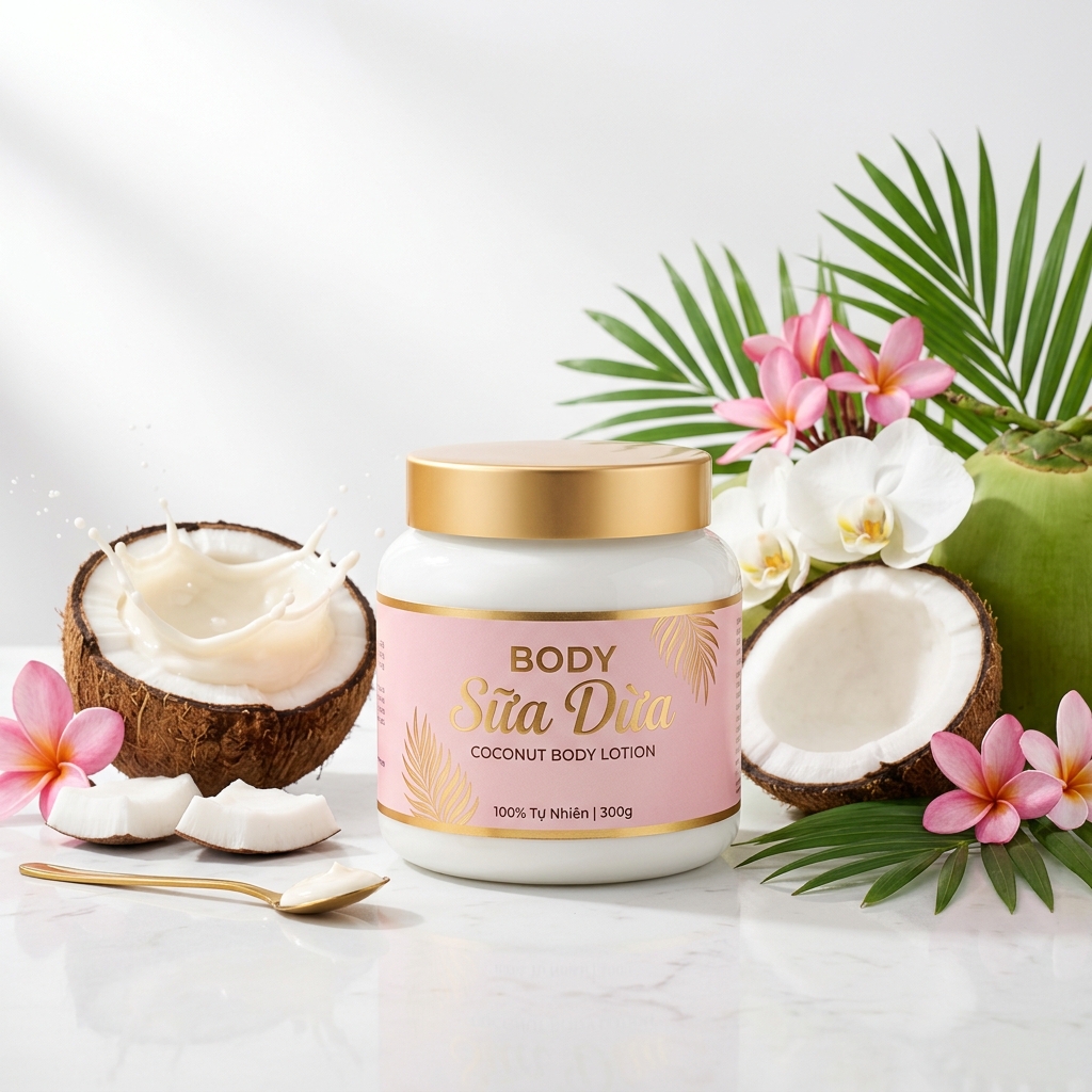 Body Sữa Dừa 200g